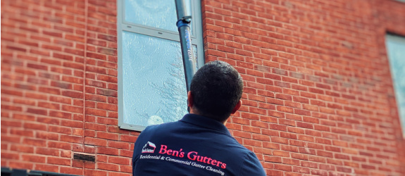 high level gutter cleaning Malton